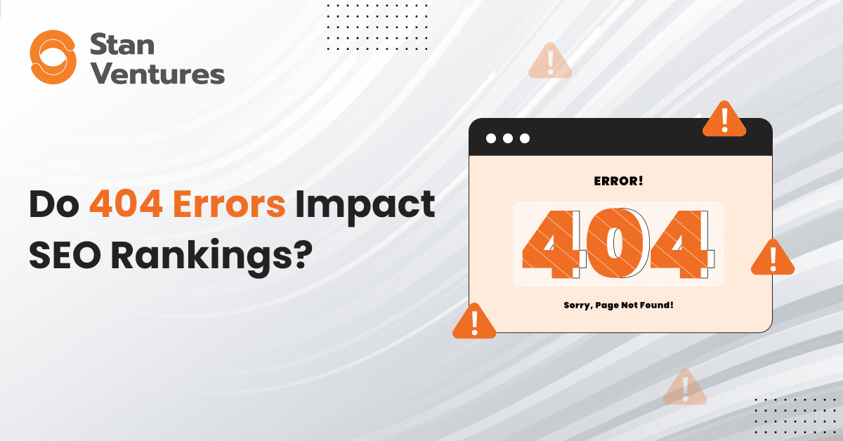 Os erros 404 afetam as classificações de SEO?